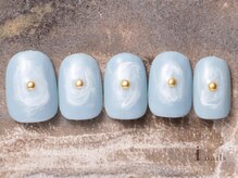 アイネイルズ 吉祥寺店(I nails)/シンプルつぶつぶちぐはぐ