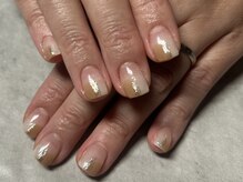 ジュリネイル(JULIE NAIL)/ラテ色ぬりかけネイル