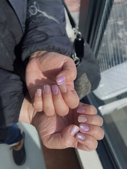 ネイルサロン エーナイン 札幌月寒店/マグネットネイル☆