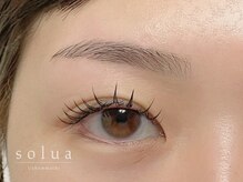 ソルア 上本町(solua)/眉WAX＋フラットラッシュ120本