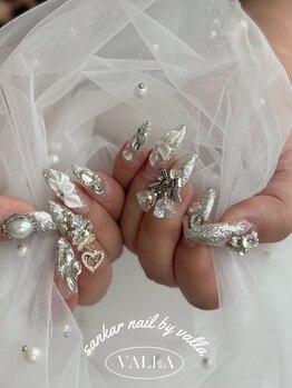 サンカリネイル バイ ヴァラ イオンモール新居浜店(sankari nail by VALLA)/韓国発VALLA埋め尽くしネイル