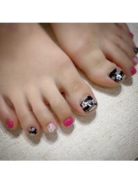 チェックフラワー