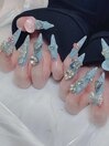 ロマンティックコフィンネイル