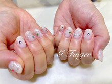 ジーフィンガー 大井町店(G Finger)/推し活カラーストーンネイル♪♪