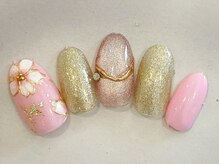 ティーエヌ 辻堂店/桜ネイル☆6600円