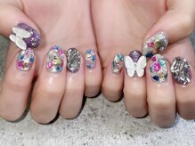 プライズアイリス アイラッシュ 池袋東口店(prize Iris eyelash)/埋めつくしネイル【池袋】