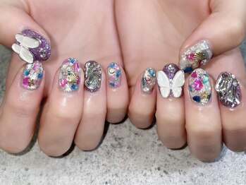 プライズアイリス アイラッシュ 池袋東口店(prize Iris eyelash)/埋めつくしネイル【池袋】