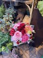 高根公団整体院&nbsp;お花が大好きで、自分でアレンジメントや花束を作っています！