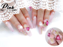 長さだしジェル★薔薇：ハート