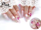 長さだしジェル★薔薇：ハート