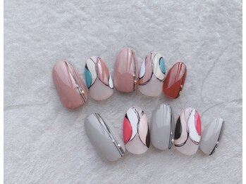 ネイルサロン ブリオン(Nail Salon Bullion)/モダンプッチネイル