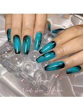 ヒスイ(Hisui)/大理石柄ネイル