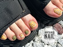 ミントアンドミスネイル(Mnt&Mis NAIL)/【フット持込デザイン】¥9800～