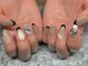 アイ アンド ネイル ロカヒ(Eye & nail LOKAHI)の写真/自爪を削らないジェルを使用！指先を彩るアートがいっぱい♪爪が薄い・モチが悪い等のお悩みも解決します♪