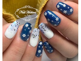 雪の結晶ネイル