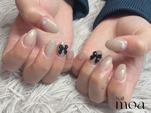 モア(moa)/ワンカラー　リボン