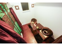 チュティ(CuTi)の雰囲気（よもぎ蒸しはペアで入ることも可能です！）