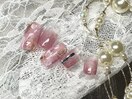 春ネイル ニュアンス ピンク