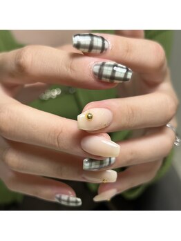 チェックネイル