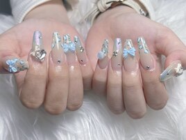 ヒョウ柄ネイル