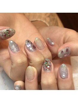 Mネイルアンドカフェ シェレステ/定額ネイル
