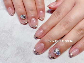 インネイルサロン 日暮里(IN NAIL SALON)/初回オフ無料ガラスフレンチ7500
