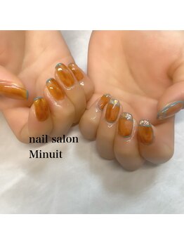 オレンジ×ブルー