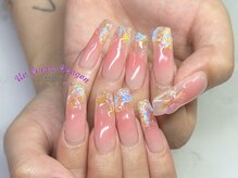 アン ジョーヌドラゴ/【ロングネイル】ワンホンネイル