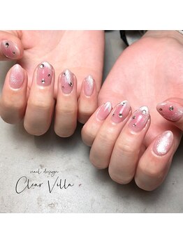 ネイルサロンクリアヴィラ(nail salon clear villa)/Girly style collection¥10990