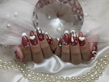 アンジュ(Ange)/【Miyu】フラッシュ推しネイル