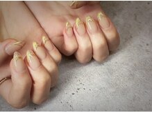 ナナネイル(7.Nail)/#ミラーフレンチ