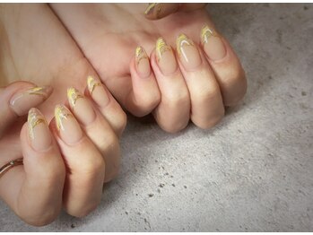 ナナネイル(7.Nail)/#ミラーフレンチ