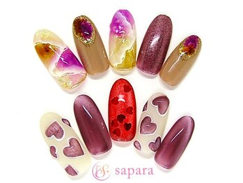 津田沼ネイルサロン サパラ(sapara)/プラチナ定額☆￥6,899　100種☆