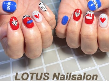 ロータス(LOTUS)の写真/人と差をつけたい方に◎持ち込みデザイン大歓迎！繊細なアートもお任せください♪貴方だけの特別な指先へ！