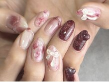 クロレ(Nail Salon COLORE)/リボンネイル　担当：粥川