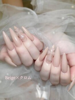 ヴァンネイルサロン 本厚木(VAN NAIL SALON)/定額デザインクロムネイル