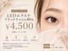 【付け足しLEDエクステ】フラットラッシュ80本¥4500☆束感コーティング付