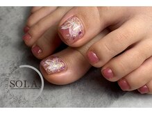 ソラ(SOLA.)/桜ネイル×フット編