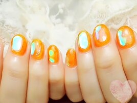 うるうるオーロラネイル♪