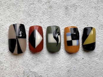 シープラスエー(C+A)/個性派絵画ネイル