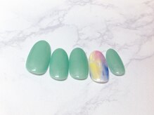 パラジェル登録サロン バランス シンプルネイル&アイラッシュ 新田東店(balance)/ニュアンス風ネイル