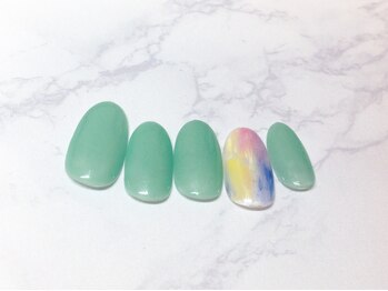 ニュアンス風ネイル