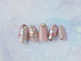 ベージュマーブル