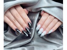 フューチャー 新大久保(FUTURE)/黒白ネイル