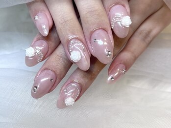 モカ 京橋(moca)/【Ayano】バラネイル