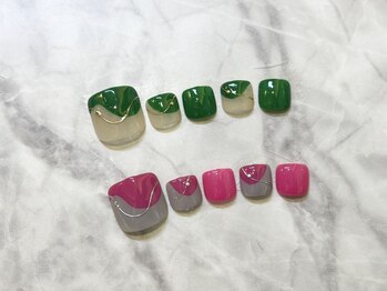 カイラ バイ ブリオン(KAILA by Bullion)/ハートウエーブネイル