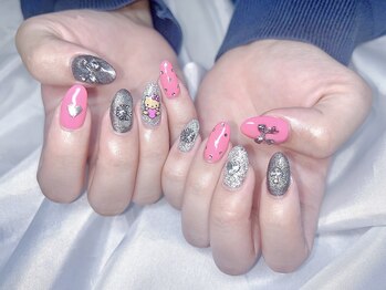 シンプル持込 ピンクハート