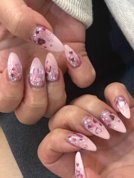 ネイルサロン ロゼオ(Nail salon Roseo)の写真/ジェルスカルプワンカラー/グラデ2色OK◎長さ出し10本¥7190/持ち込み長さ出し10本付け放題¥9990★渋谷駅近!
