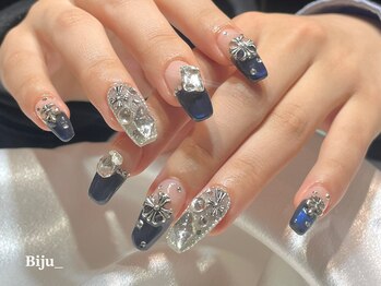 ビジュアンダー(Biju_)の写真/【“好き”を妥協しない！】こだわり派の大人女子に贈る、自由に楽しむつけ放題ネイル☆