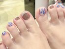 ★グレーブラウン×ブルーフット